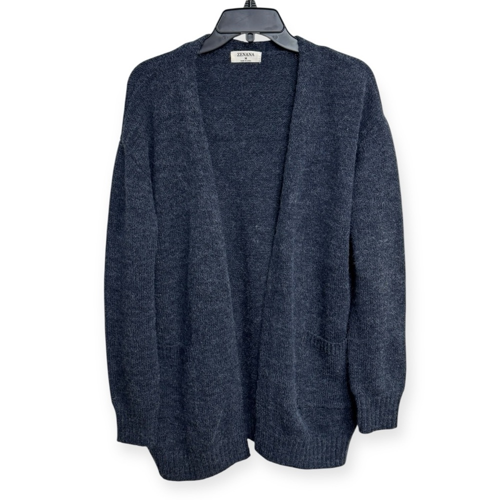 Zenana Women’s Deep‎ Blue Women's Cardigan. Size M